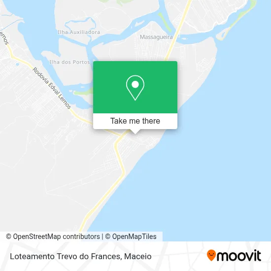 Loteamento Trevo do Frances map