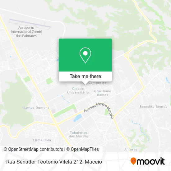 Rua Senador Teotonio Vilela 212 map