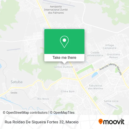 Rua Roldao De Siqueira Fortes 32 map
