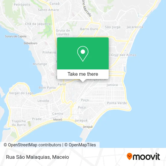 Rua São Malaquias map