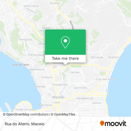 Rua do Aterro map