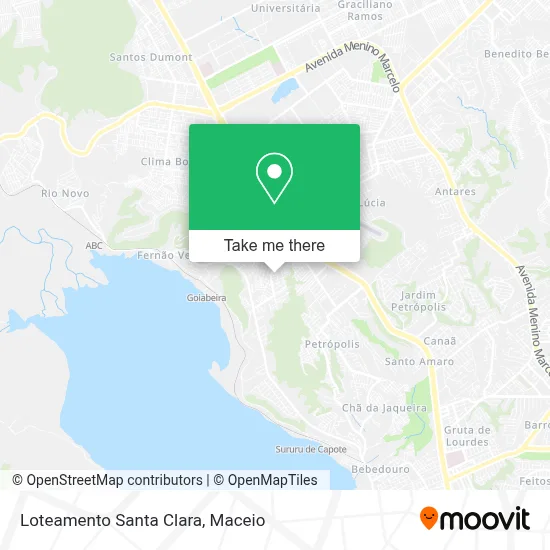 Loteamento Santa Clara map