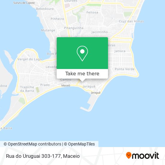 Mapa Rua do Uruguai 303-177