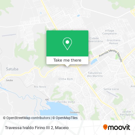 Travessa Ivaldo Firino III 2 map
