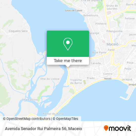 Mapa Avenida Senador Rui Palmeira 56