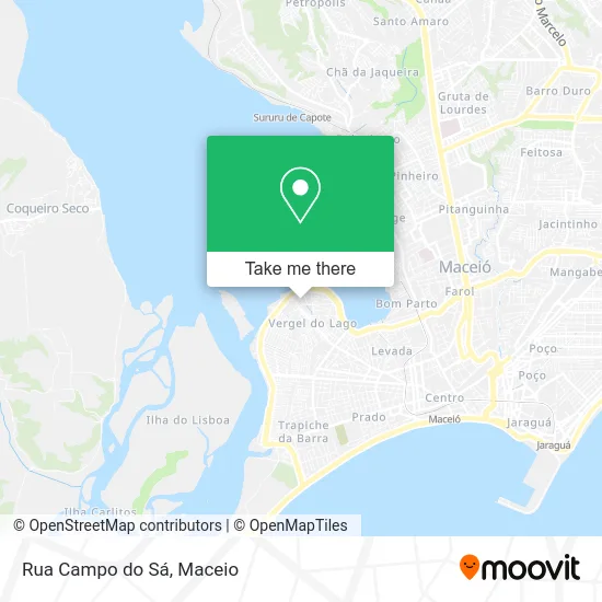 Rua Campo do Sá map