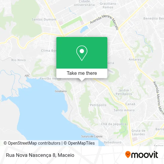 Rua Nova Nascença 8 map