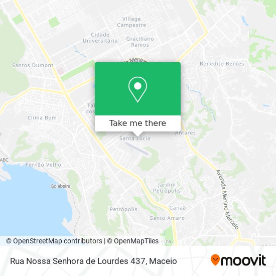 Rua Nossa Senhora de Lourdes 437 map