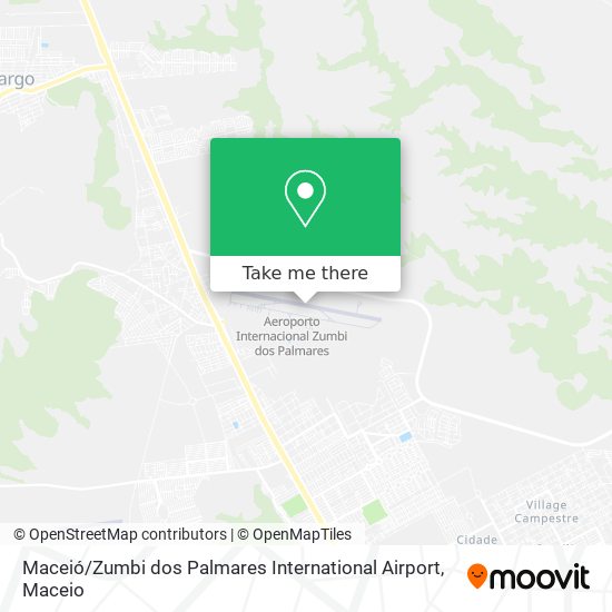 Maceió / Zumbi dos Palmares International Airport map