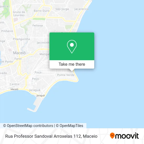 Rua Professor Sandoval Arroxelas 112 map