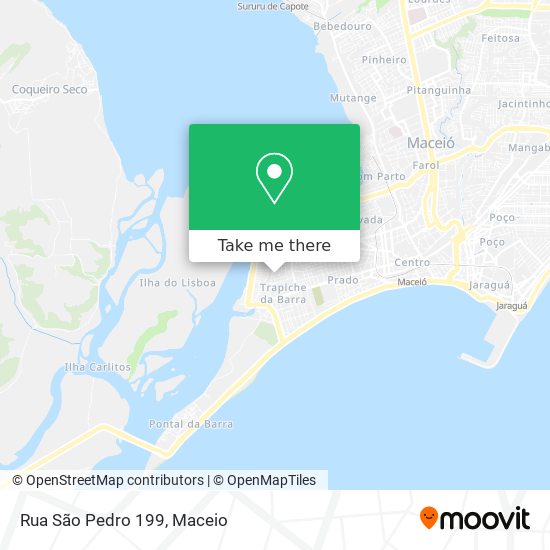 Mapa Rua São Pedro 199