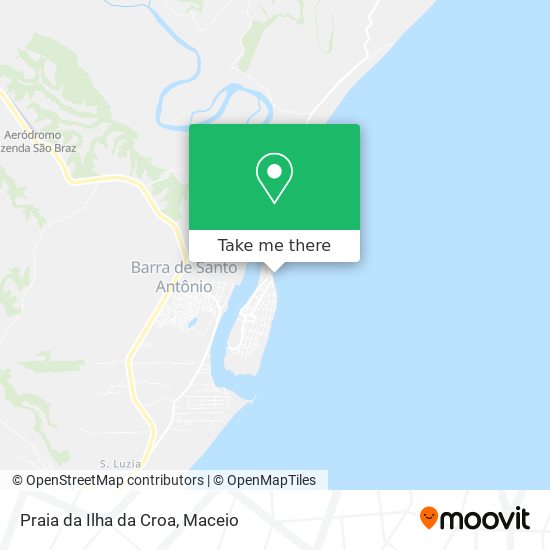 Praia da Ilha da Croa map