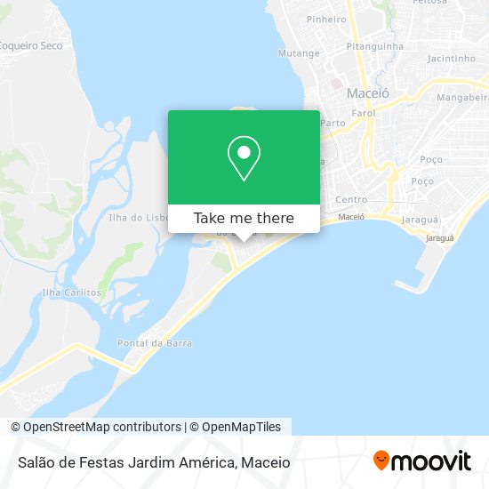 Mapa Salão de Festas Jardim América