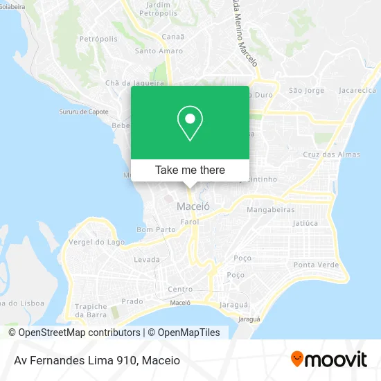 Av Fernandes Lima 910 map