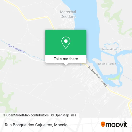 Rua Bosque dos Cajueiros map