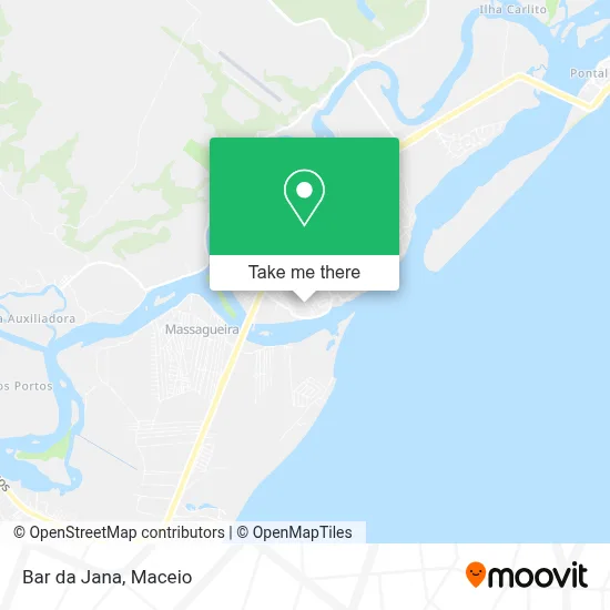 Bar da Jana map