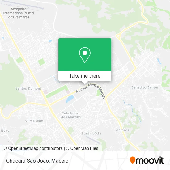 Chácara São João map