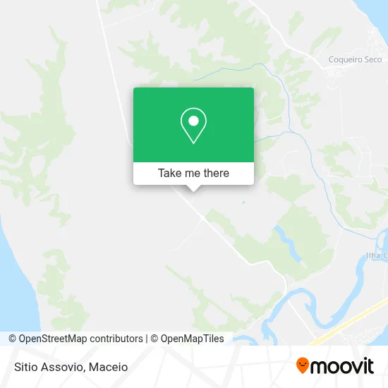Sitio Assovio map