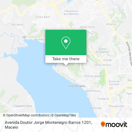 Avenida Doutor Jorge Montenegro Barros 1201 map