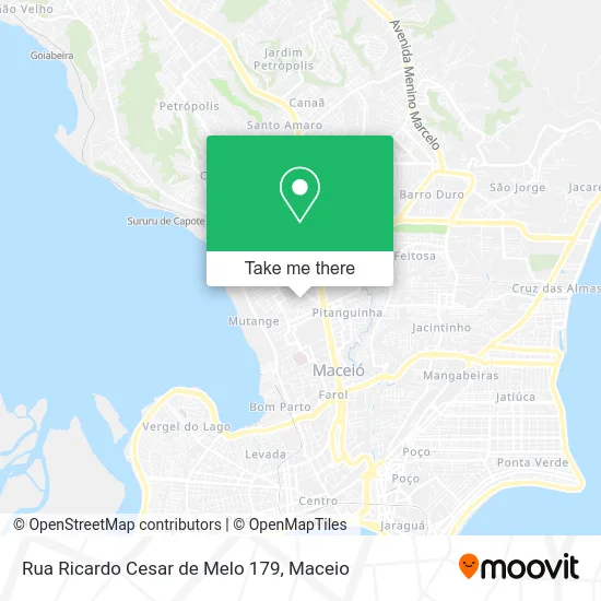 Rua Ricardo Cesar de Melo 179 map