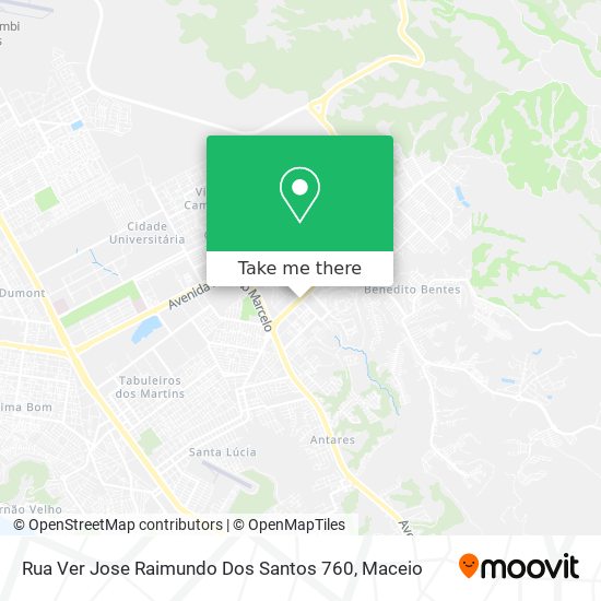 Rua Ver Jose Raimundo Dos Santos 760 map
