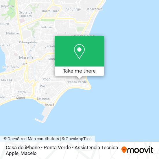 Casa do iPhone - Ponta Verde - Assistência Técnica Apple map
