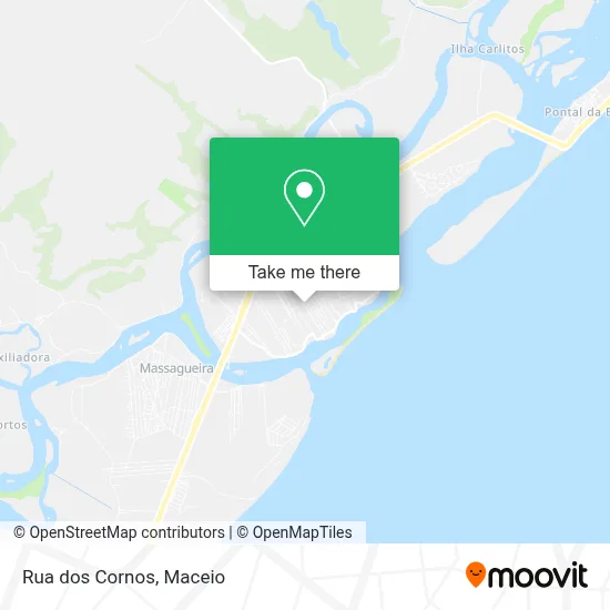 Rua dos Cornos map