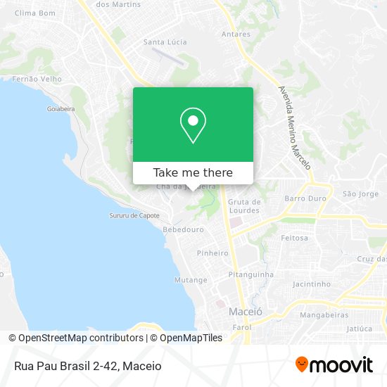 Mapa Rua Pau Brasil 2-42