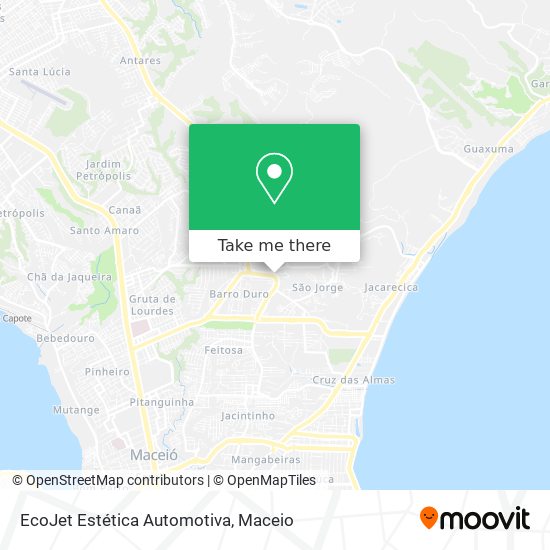 Mapa EcoJet Estética Automotiva