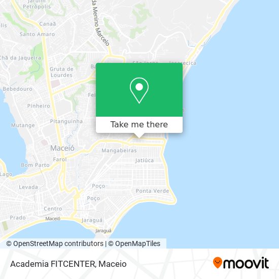 Mapa Academia FITCENTER