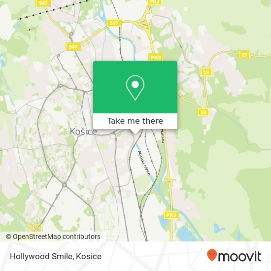 Hollywood Smile map