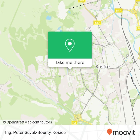 Ing. Peter Suvak-Bounty map