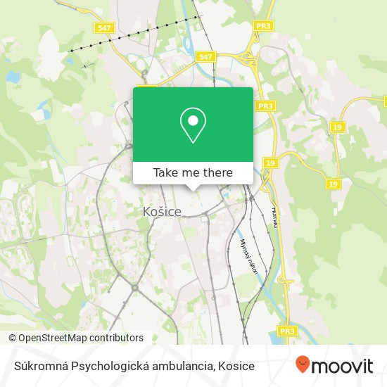 Súkromná Psychologická ambulancia map