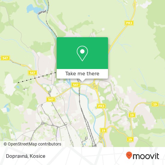 Dopravná map