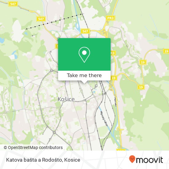 Katova bašta a Rodošto map