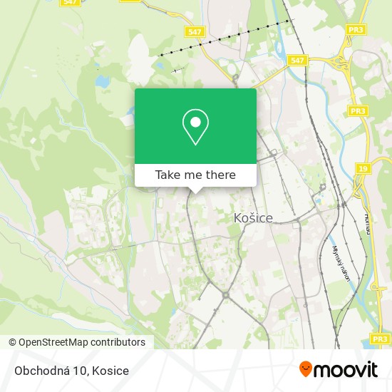 Obchodná 10 map