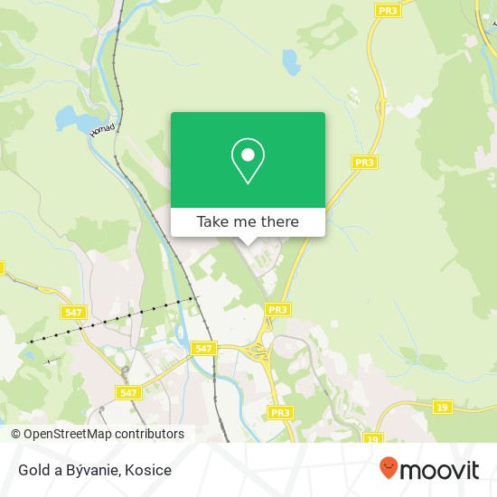 Gold a Bývanie map