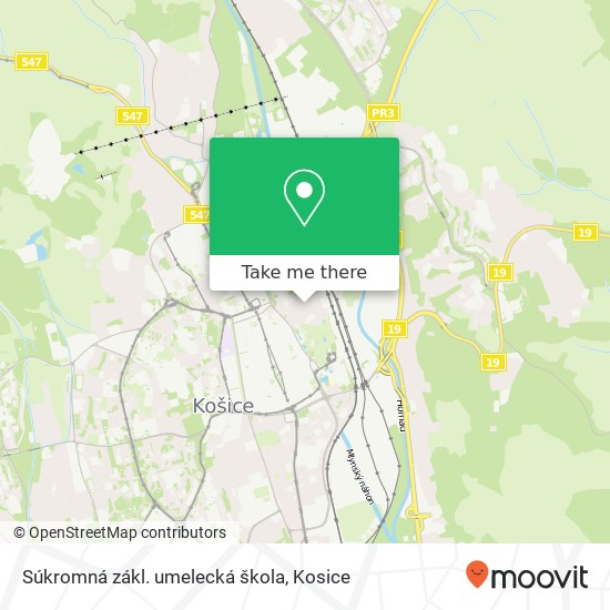 Súkromná zákl. umelecká škola map