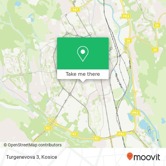 Turgenevova 3 map