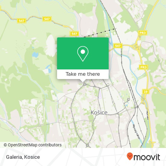 Galeria map