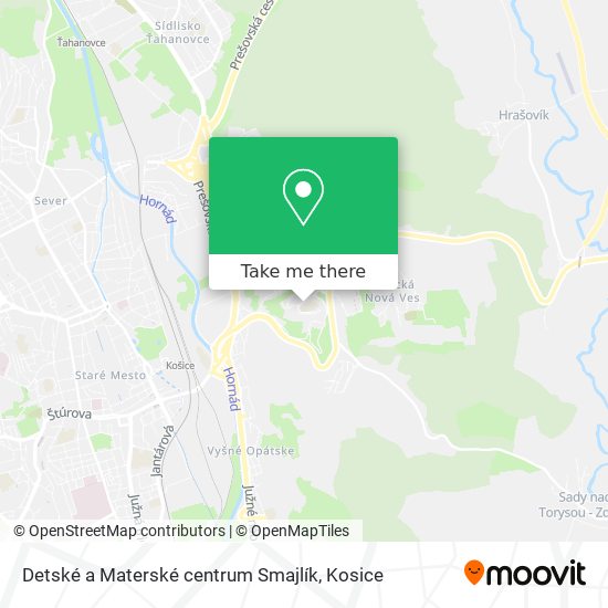 Detské a Materské centrum Smajlík map