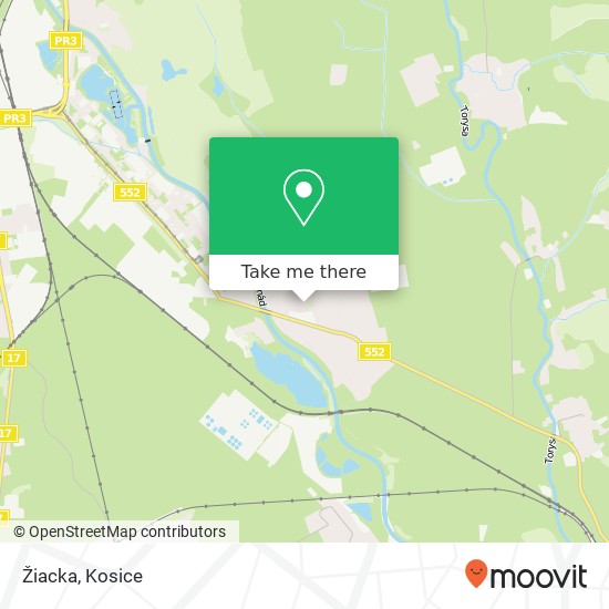 Žiacka map