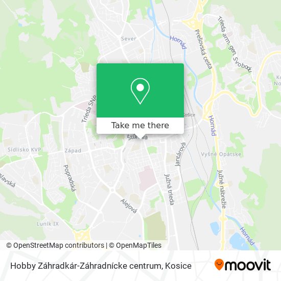 Hobby Záhradkár-Záhradnícke centrum map