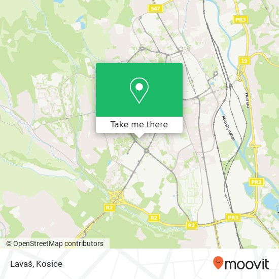 Lavaš map