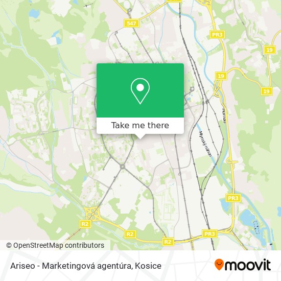 Ariseo - Marketingová agentúra map