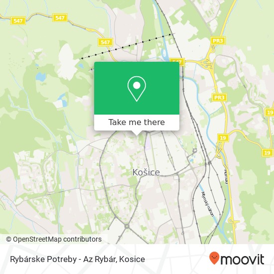 Rybárske Potreby - Az Rybár map