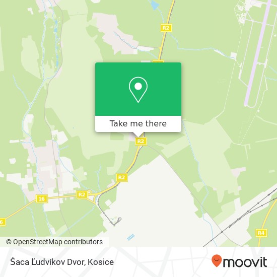 Šaca Ľudvíkov Dvor map