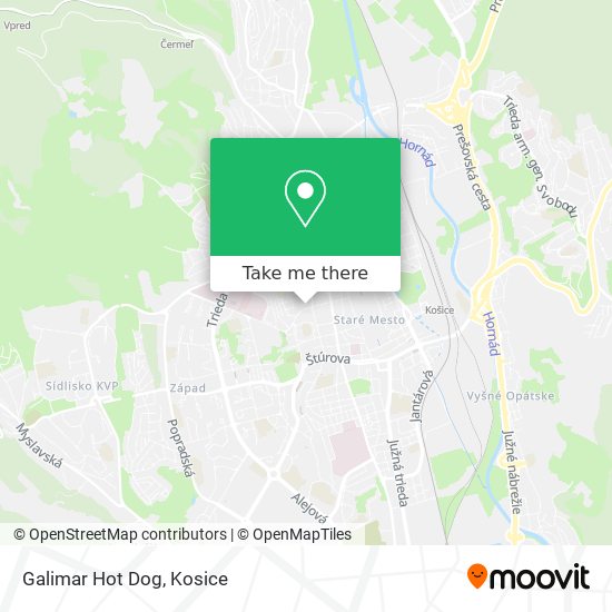 Galimar Hot Dog map