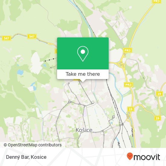 Denný Bar map