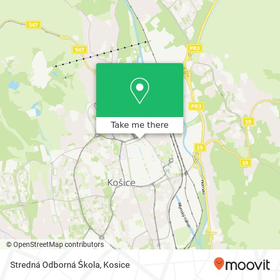 Stredná Odborná Škola map